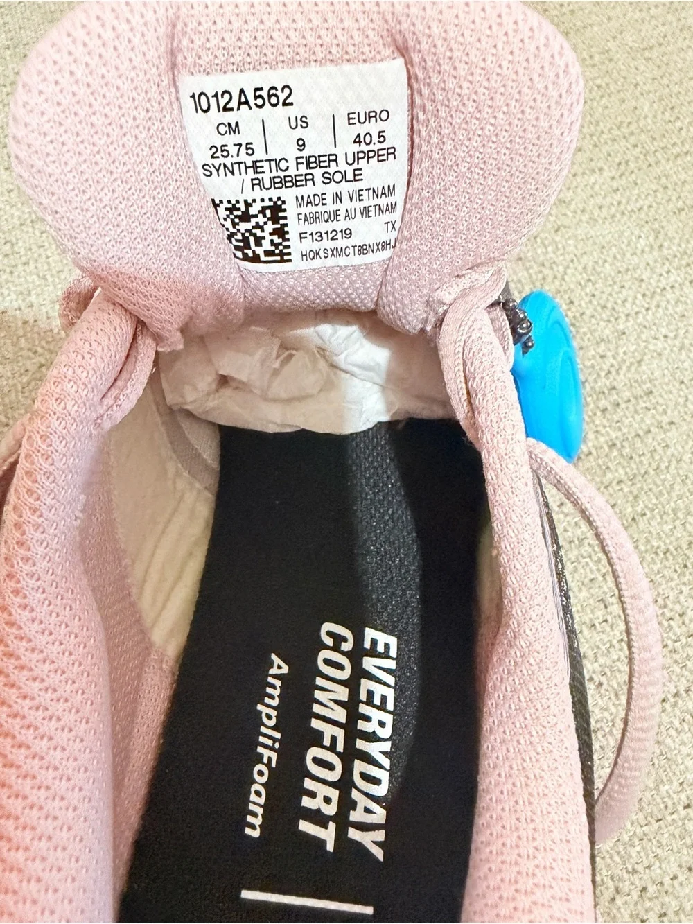 Asics Women's Pink and Gray Athletic Running Sneakers
